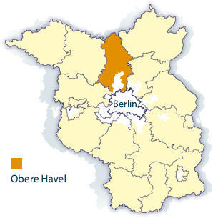 Karte LAG Obere Havel