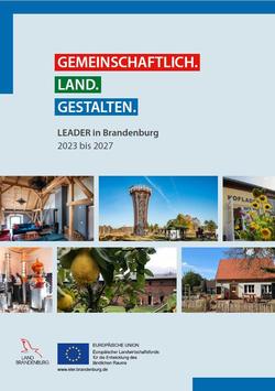 LEADER-Broschüre | Gemeinschaftlich.Land.Gestalten (publ. 2023)